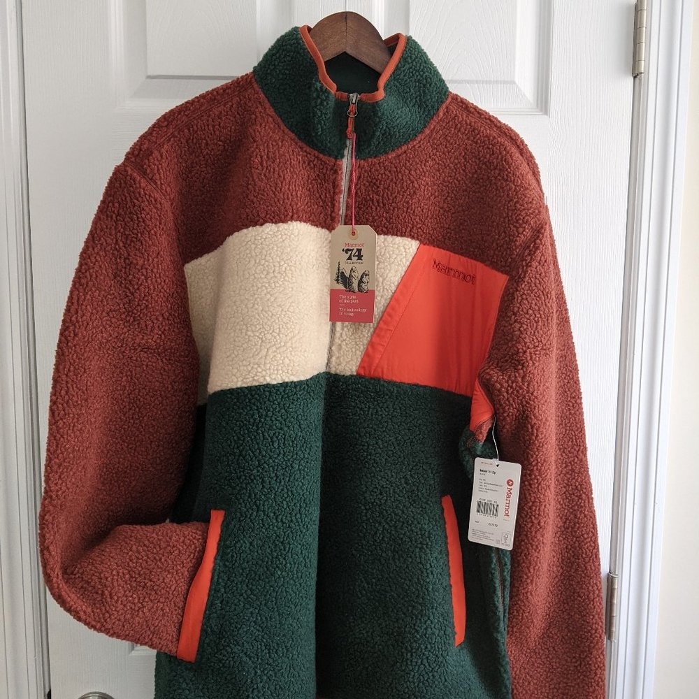 NWT XXL Marmot Noland Half-Zip Sweater - Men's